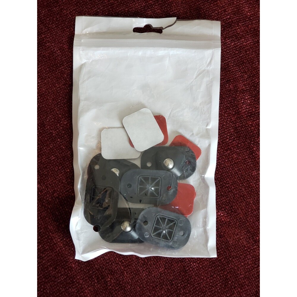 Six Pcs Self Adhesive Caster Wheels (Black, 1 Steel Rolling Ball Per Caster)....